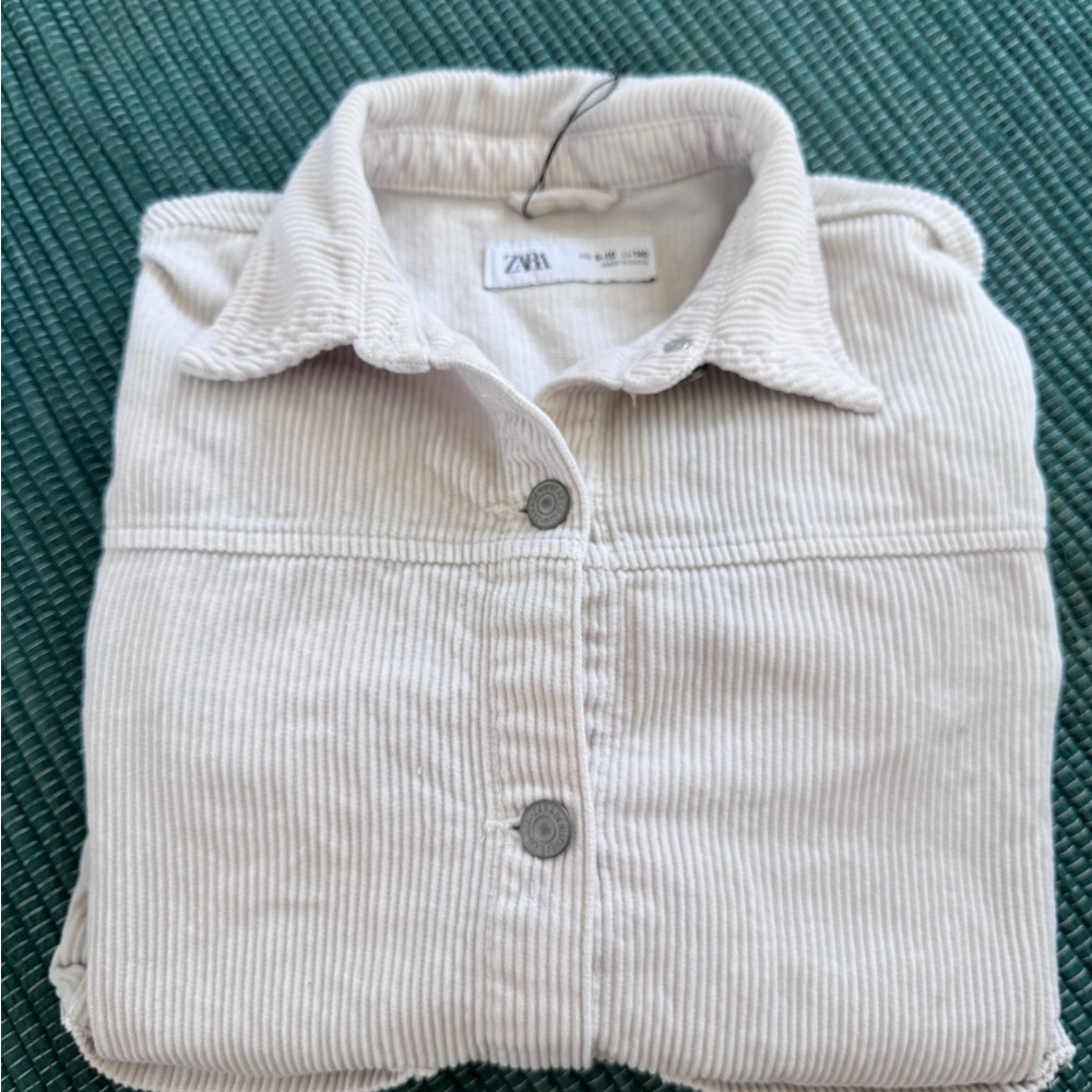 Zara Cream Corduroy Jacket
